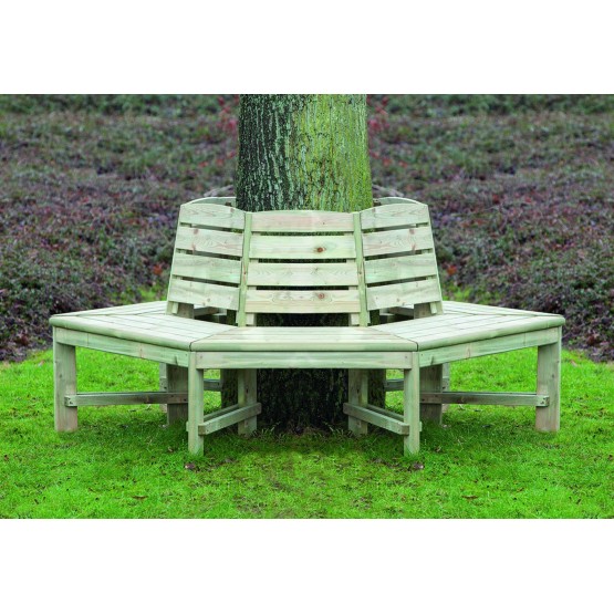 Boombank Geïmpregneerd Vuren 185 cm 40 mm