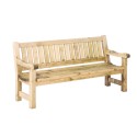 Bank Luuk, 40 mm dik, 96 x 200 x 74 cm (HxBxD).