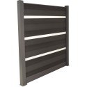 Designline schutting module C (Plexiglas strips)