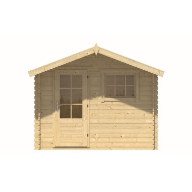Blokhut Ahr 300x260 cm Luifel 80 cm