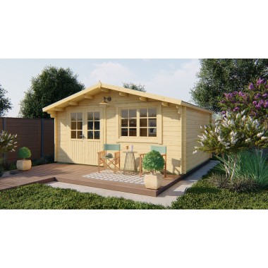 Blokhut Brenz 500x400 cm