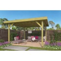 Prieel Summer Plat Dak 445x445 cm Compleet