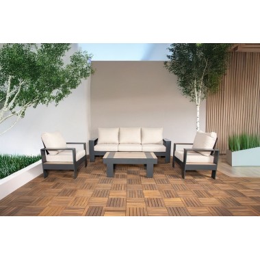 Castello Loungeset incl. Tafel met liftfunctie