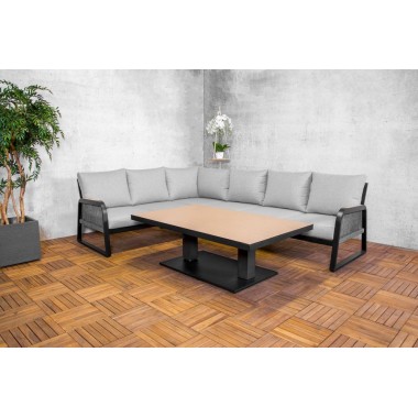 Toscane Cornerset met lift Tafel