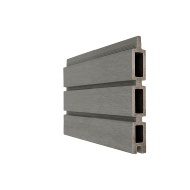 NewTechWood Triple Profiel Schermplank 2,1x16x179 cm Silver gray