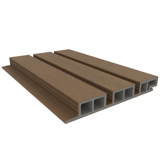 NewTechWood Wandprofiel 2,5x19,5x290 cm Teak