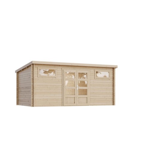 Tuinhuis Helden 34 mm, 500x300 cm Blank