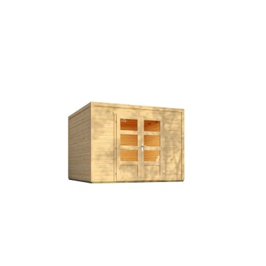 Tuinhuis Mesch 2  28 mm,  300x300 cm Blank