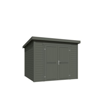 Blokhut Roos 4  250x250 cm 28mm Green Grey