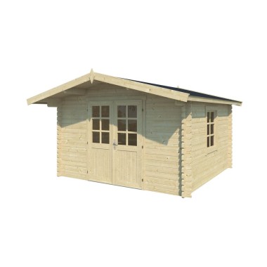 Blokhut Beesel 1  40 mm, 350x350 cm Blank