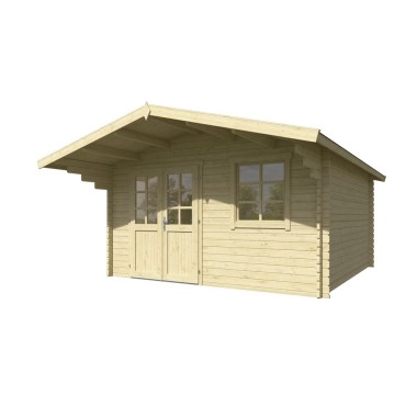 Blokhut Beesel 2  40 mm, 410x410 cm Blank