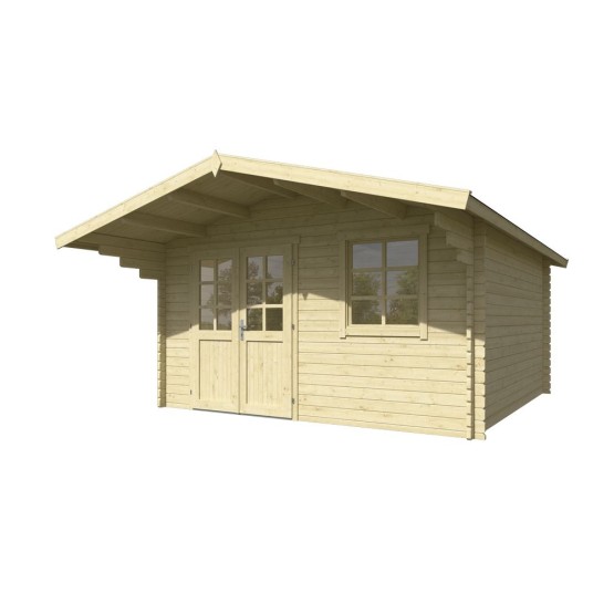 Blokhut Beesel 2  40 mm, 410x410 cm Blank