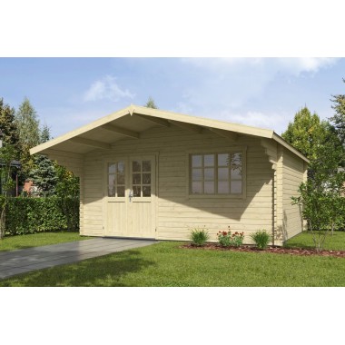 Blokhut Beesel 3  40 mm, 505x410 cm Blank