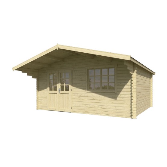 Blokhut Beesel 4  40 mm, 505x445 cm Blank