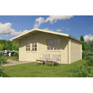 Blokhut Beesel 5  40 mm, 505x505 cm Blank