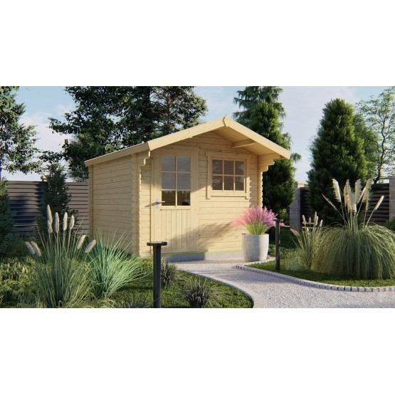 Blokhut Bo 28 mm, 300x300 cm Blank