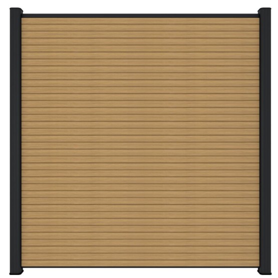 NewTechWood Triple profiel scherm 180x180 cm Red cedar