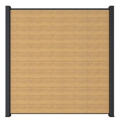 NewTechWood Scherm 180x180 cm Red cedar