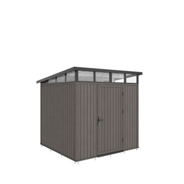 Composiet Tuinhuis 220x210 cm, Hoogte 265 cm Silver Gray