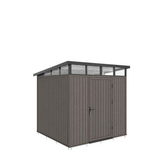 Composiet Tuinhuis 220x210 cm, Hoogte 265 cm Silver Gray