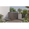Composiet Tuinhuis 220x210 cm, Hoogte 226,5 cm Silver Gray