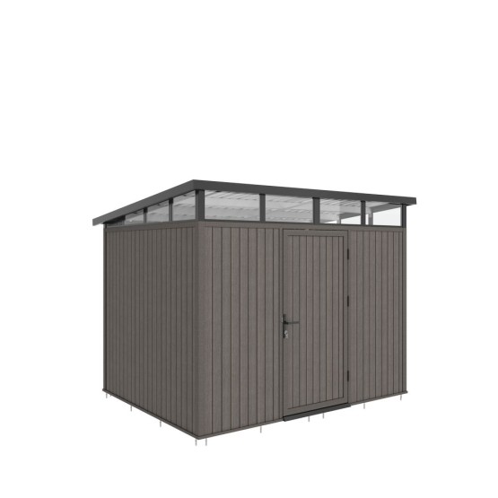 Composiet Tuinhuis 283x210 cm, Hoogte 265 cm Silver Gray