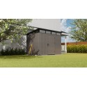 Composiet Tuinhuis 283x210 cm, Hoogte 226,5 cm Silver Gray