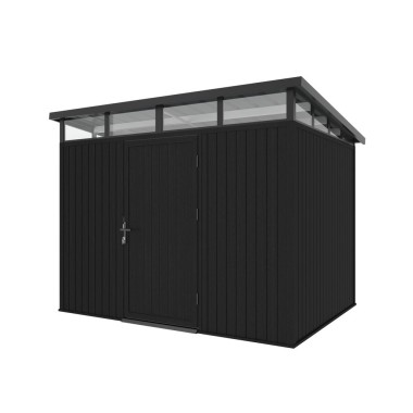 Composiet Tuinhuis 283x210 cm, Hoogte 226,5 cm Ebony Zwart