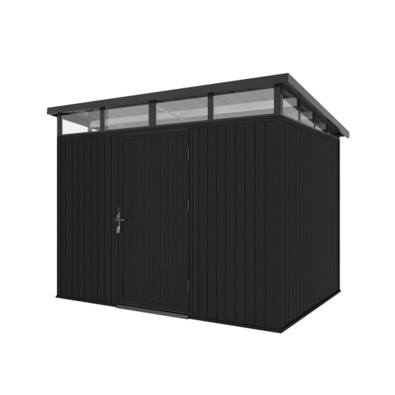 Composiet Tuinhuis 283x210 cm, Hoogte 226,5 cm Ebony Zwart