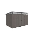 Composiet Tuinhuis 344x210 cm,  Hoogte 226,5 cm Silver Gray
