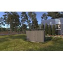Composiet Tuinhuis 344x210 cm,  Hoogte 226,5 cm Silver Gray