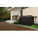 Composiet Tuinhuis 344x210 cm,  Hoogte 226,5 cm Ebony Zwart