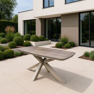 Tafel Valerie Ovaal 220x100 cm