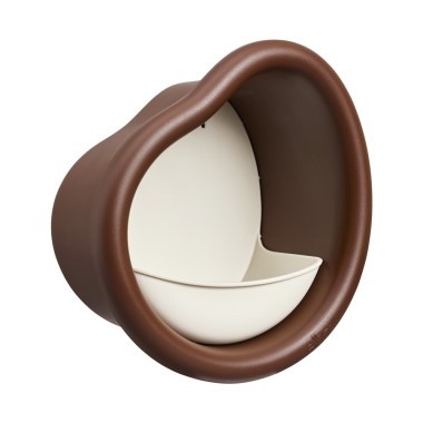 Organic Birdfeeder Chestnut Brown 25 x 17 cm