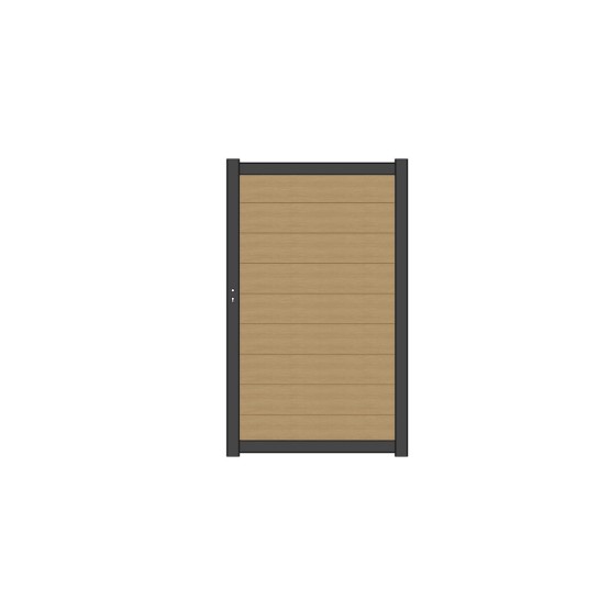 NewTechWood Poort Vlak Red cedar Premium 97x186 cm