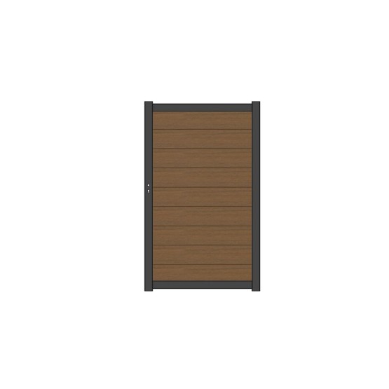 NewTechWood Poort Vlak Teak Premium 97x186 cm