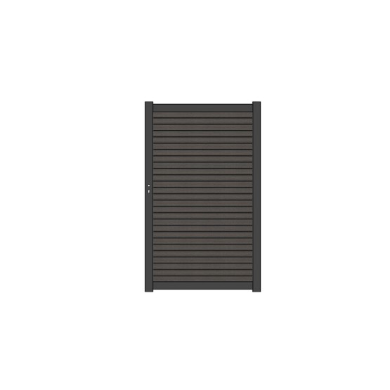 NewTechWood Poort Triple Silver grey Premium 97x186 cm