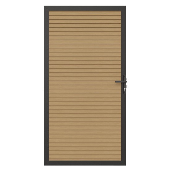 NewTechWood Poort Triple Red cedar 100x195 cm