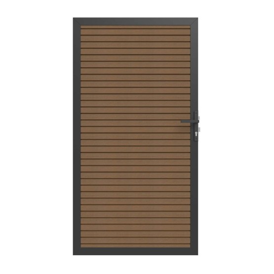 NewTechWood Poort Triple Teak 100x195 cm