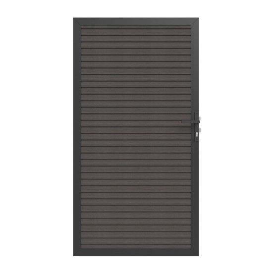 NewTechWood Poort Triple Silver gray 100x195 cm