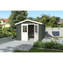 Blokhut Klimmen 295x400 cm Geverft Green Grey-Wit