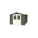 Blokhut Klimmen 295x400 cm Geverft Green Grey-Wit