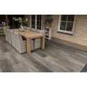 Keram. Rustic Wood Oak Grey 30x120x2 cm
