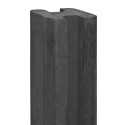 Betonpaal Spaarne Sleuf Gecoat 11.5x11.5x280cm
 Antraciet