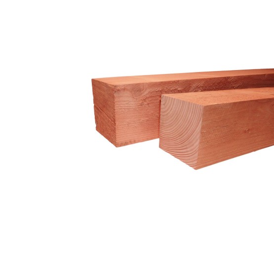 Douglas fijnbezaagde paal 120x120x4000 mm blank.